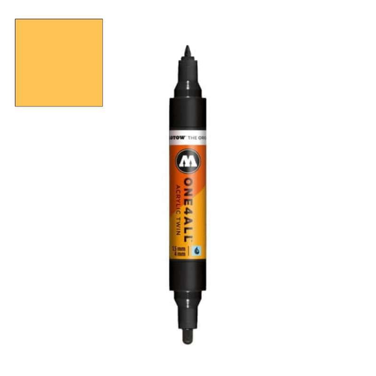 Molotow One4All 127HS Marker – Metallic Gold, 2 Mm Spitze, Acrilbasierend, Für Kunst, Design & Graffiti, UV-beständig