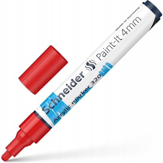 Marker akrylowy Paint-It 320 4 mm czerwony Schneider