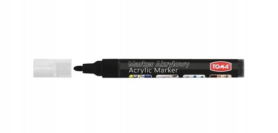 Marker akrylowy Toma 1 szt. czarny Toma