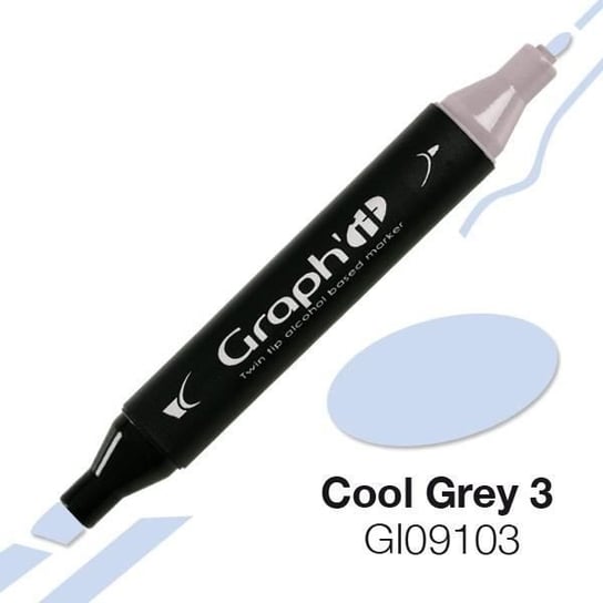 Marker alkoholowy Graph'it 9103 Cool Grey 3 - Graph it Grey Inna marka