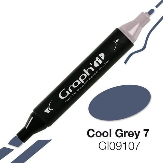 Marker alkoholowy Graph'it 9107 Cool Grey 7 - Graph it Grey Inna marka