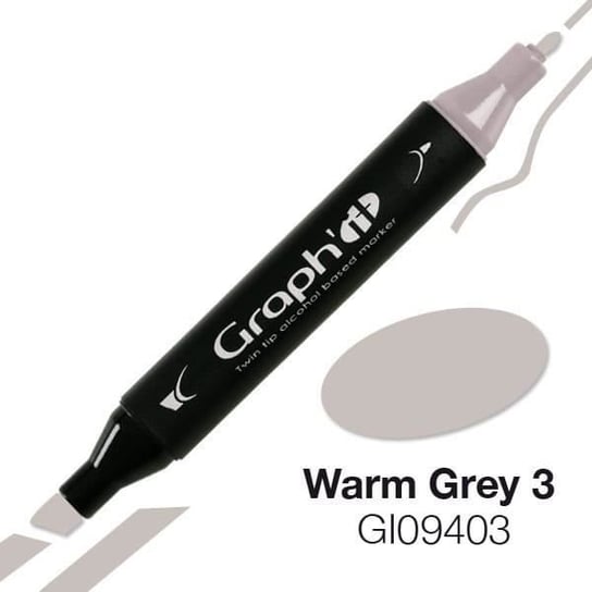 Marker alkoholowy Graph'it 9403 Warm Grey 3 - Graph it Grey Inna marka