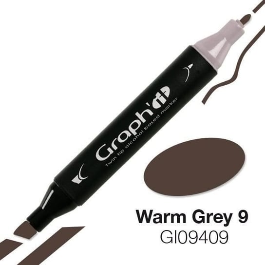Marker alkoholowy Graph'it 9409 Warm Grey 9 - Graph it Grey Inna marka