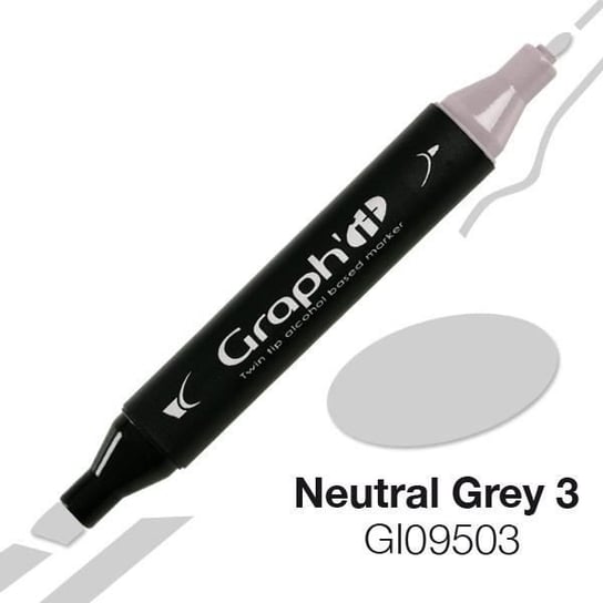 Marker alkoholowy Graph'it 9503 Neutral Grey 3 - Graph it Grey Inna marka