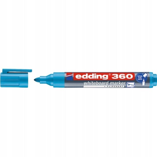 Marker do tablic e-360 1,5-3mm błękitny 10szt Edding