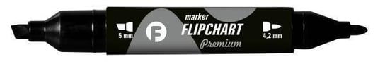 Marker Flipchart dwie końcówki czarny KM503-V2 p12 TETIS, cena za 1szt. TETIS