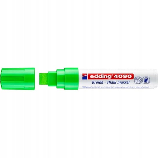 Marker kredowy e-4090 4-15 mm jasnozielony 5szt Edding
