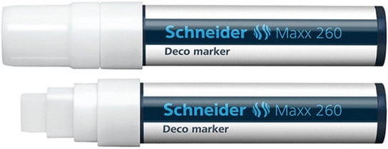 marker kredowy schneider maxx 260 deco, 5-15mm, biały Schneider