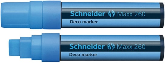 Marker kredowy schneider maxx 260 deco, 5-15mm, jasnoniebieski Schneider