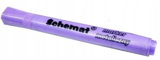 Marker metaliczny fioletowy (kolor pisania silver) Schemat 0168 Schemat