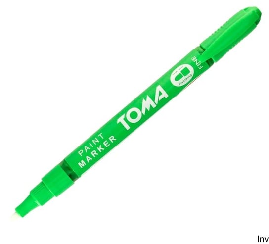 Marker Olejowy,Cienka Fibrowa Końcówka 1,5Mm,  Zielony Jasny To-441 Toma Toma