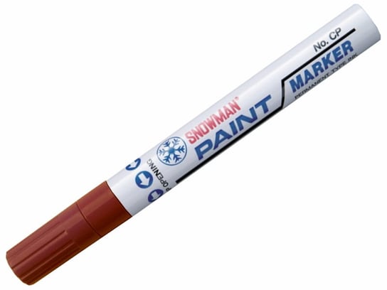 Marker olejowy Snowman gruby 1,5-3mm burgund SNOWMAN