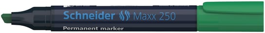 Marker permanentny, Maxx 250, ścięty, 2-7 mm, zielony Schneider