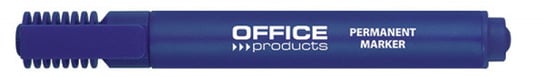 marker permanentny office products, ścięty, 1-5mm (linia), niebieski Office Products