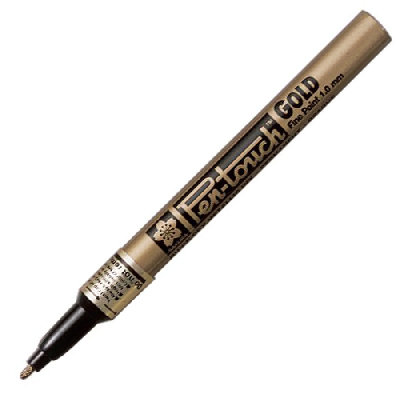 Marker permanentny Pen-Touch Fine, złoty, 1,0 mm BRUYNZEEL
