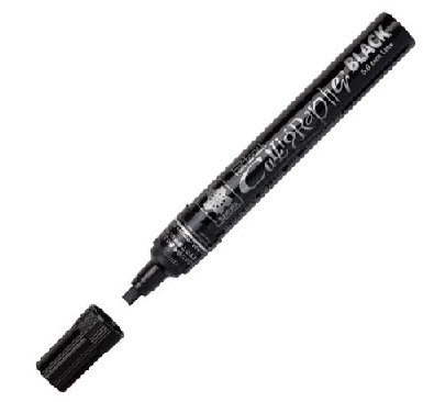 Marker permanentny, Sakura Pen-Touch Calligrapher, Medium, black, 5,0 mm BRUYNZEEL