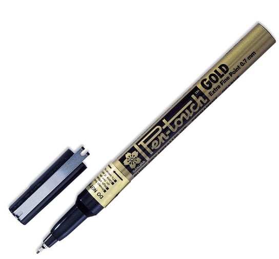 Marker permanentny, Sakura Pen-Touch Extra, Fine, gold, 0,7 mm BRUYNZEEL