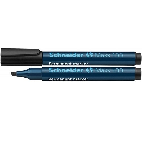 Marker permanentny, Schneider Maxx 130, czarny Neopak