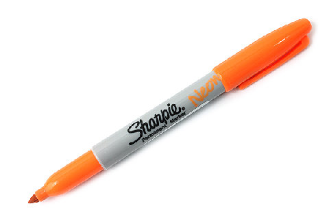Marker permanentny, Sharpie Neon FN Orange Sharpie