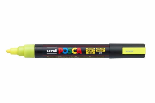 Marker pigmentowy Posca fluo żółtyPC-5M UNI POSCA