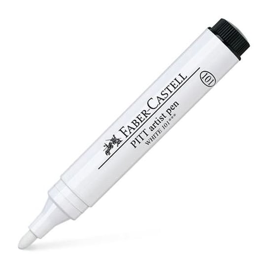 Marker, Pitt Artist Pen 101, biały Faber-Castell