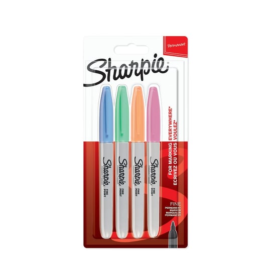 Marker Sharpie Fine Pastelowe 4 szt blister – 2065402 Sharpie