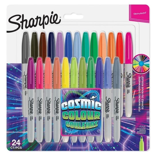 Marker Sharpie Fine Zestaw 24 kolorów – Cosmic Colour – 2033672 Sharpie