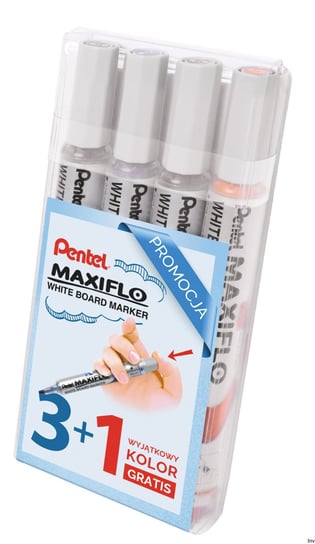 Marker Such. Maxiflo (4) Mwl5S-Wa4Aacgpl Pentel W Etui Pentel