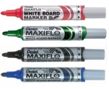 Marker suchościeralny Pentel Mwl5m, czarny Pentel