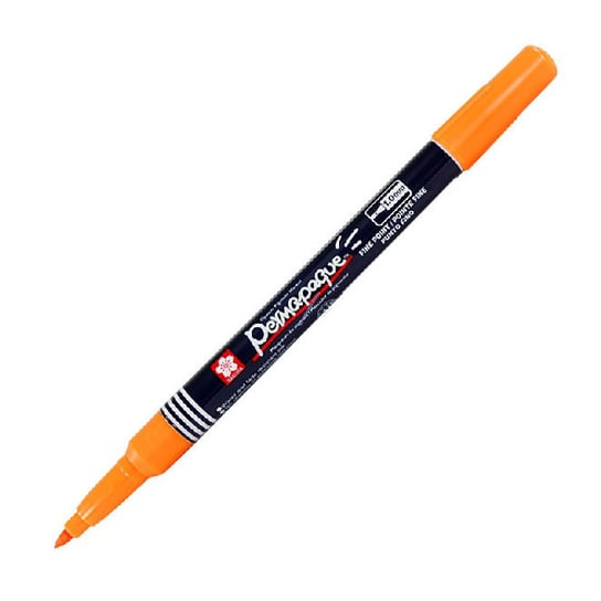 Marker szybkoschnący, Sakura Permapaque Marker Fine, 005 Orange BRUYNZEEL