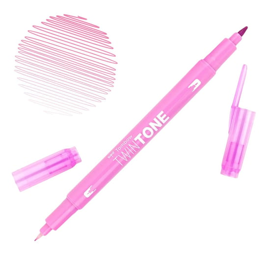 Marker TOMBOW dwustronny BRUSH PEN TwinTone candy pink różowy Tombow