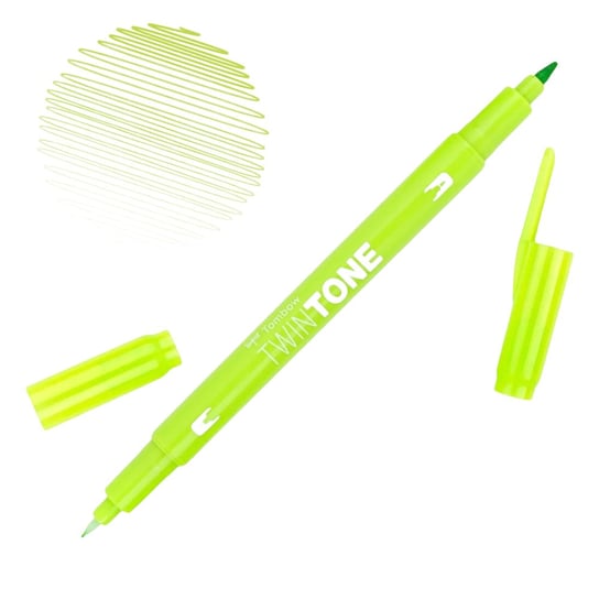 Marker TOMBOW dwustronny BRUSH PEN TwinTone lime green zielony Tombow