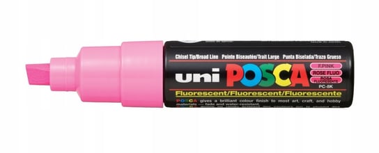 Marker Uni Posca PC-8K – fluorescencyjny różowy POSCA