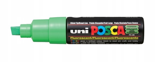Marker Uni Posca PC-8K – fluorescencyjny zielony POSCA