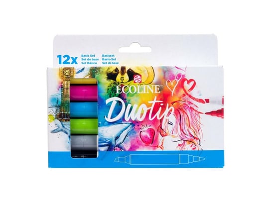 Markery Ecoline DUO TIP set 12 Basic Royal Talens