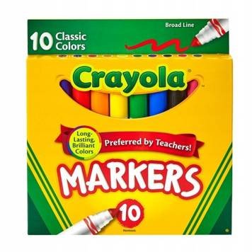Markery Kolorowe Crayola 10 Szt Crayola