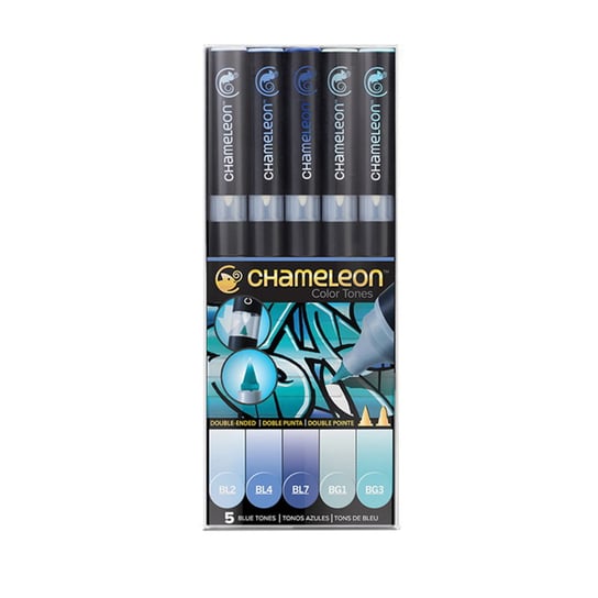 Markery komplet 5 blue tones set CHAMELEON CT0513UK chameleon