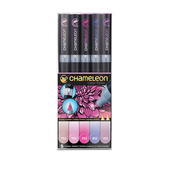 Markery komplet 5 floral tones set CHAMELEON CT0512UK chameleon