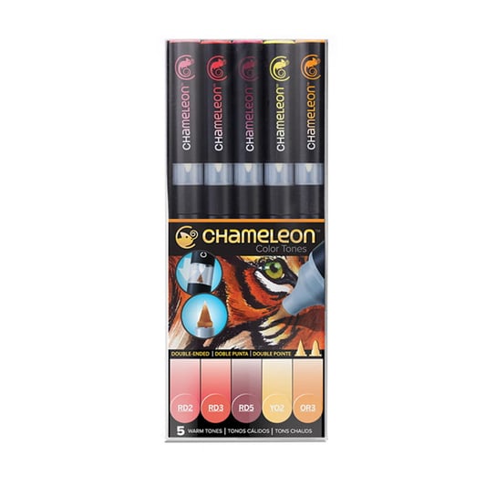 Markery komplet 5 warm tones set CHAMELEON CT0511UK chameleon
