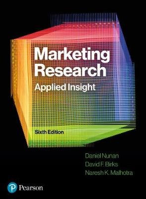 Marketing Research, 6th Edition Birks David