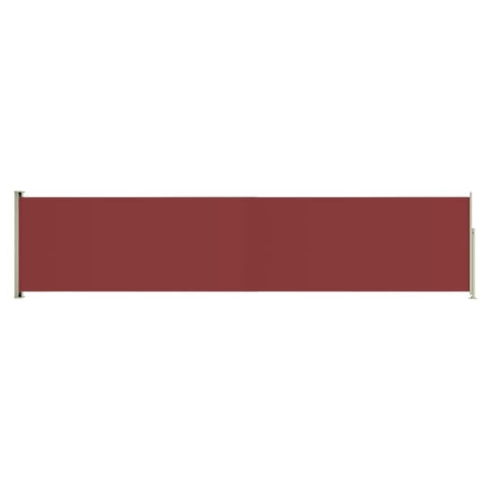Markiza boczna 140x600 cm czerwona Zakito Europe
