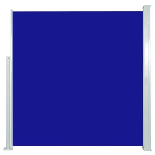 Markiza boczna niebieska, 140x300 cm, stal+poliest Zakito Europe