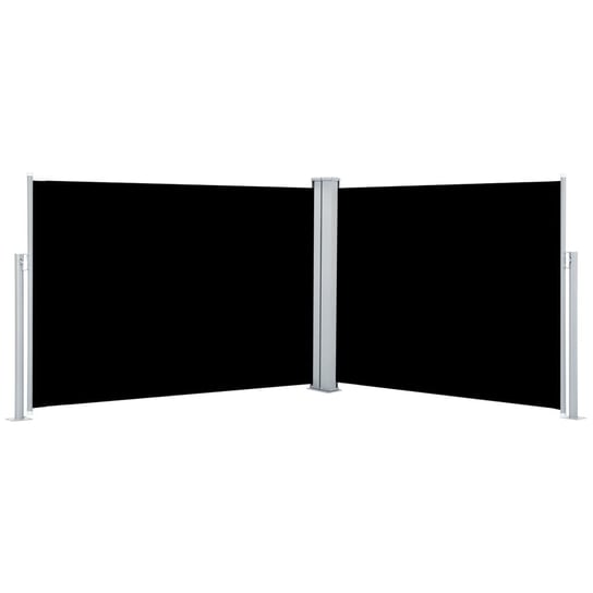 Markiza boczna z dużym ekranem, 100x1000 cm, czarn / AAALOE Inna marka