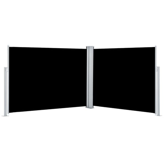 Markiza boczna z ekranem, 140 x (0-1000) cm, czarn / AAALOE Inna marka