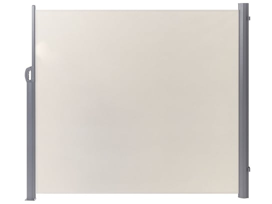 Markiza boczna zwijana 180 x 300 cm beżowa DORIO Beliani