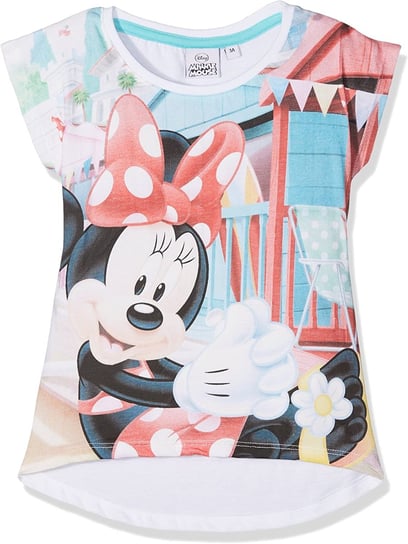 Markowa koszulka z krótkim rękawem dla dziewczynki Disney Myszka Minnie rozmiar 104 cm Disney