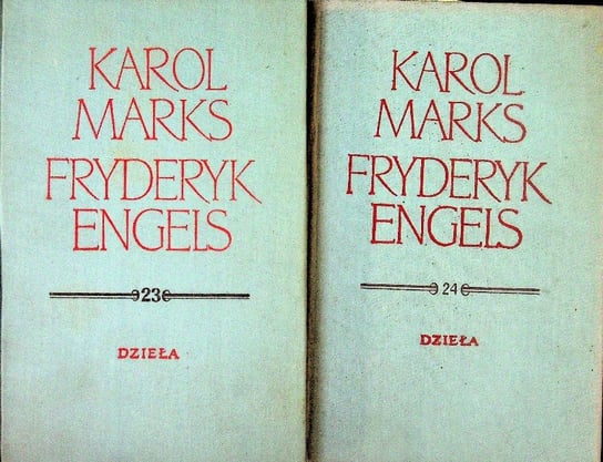 Marks i Engels Kapitał Tom 1 i 2 Engels Fryderyk