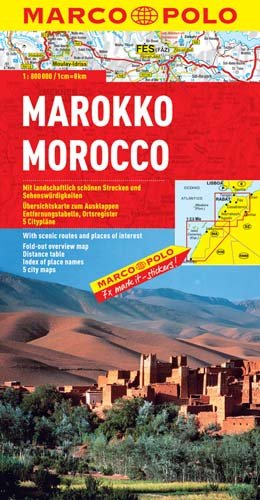 Marokko 1:800 000 Opracowanie zbiorowe