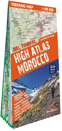 Maroko. Atlas Wysoki. Mapa trekkingowa. 1:100 000 Opracowanie zbiorowe