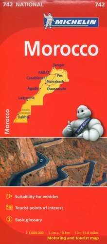 Maroko. Mapa 1:1 000 000 Michelin Travel Publications